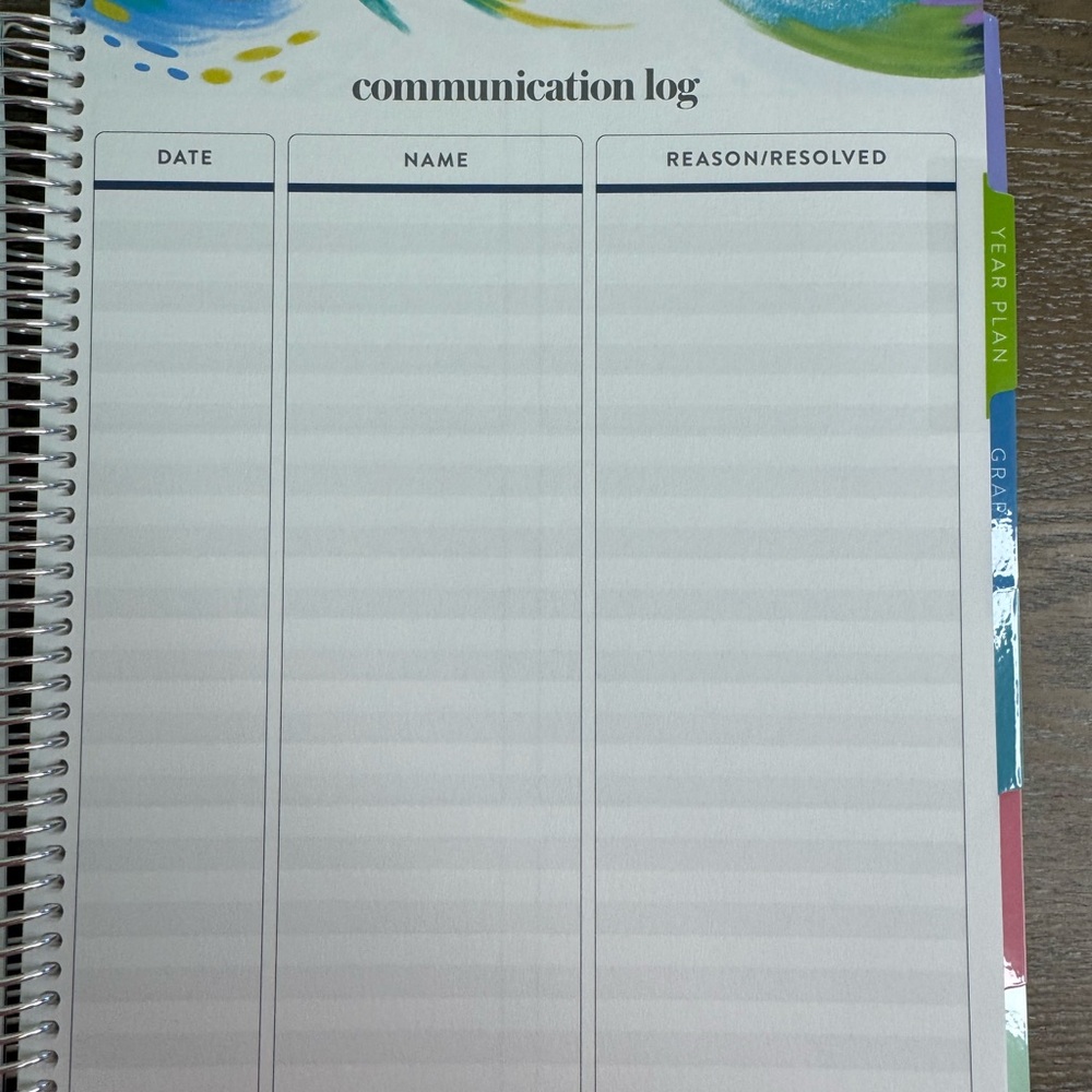 New Erin Condren Teacher Planner - Picture 4 of 6